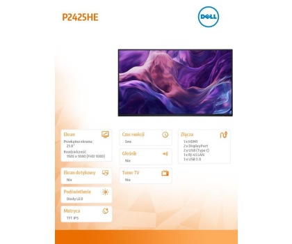 Monitor Dell P2425HE/5Y